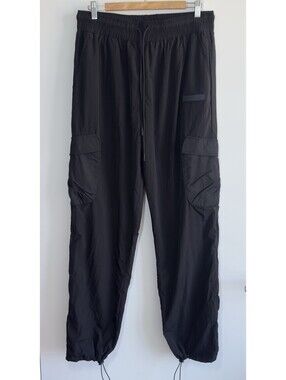 Act of Faith Los Angeles Cargo Parachute Pants Black XL NWT Nylon Utility